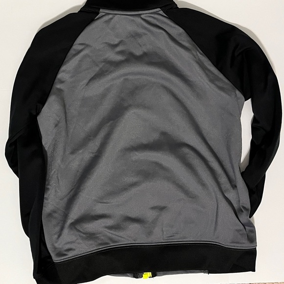 2 Nike Black and Gray Tracksuit with Neon Yellow Trim. - Picture 2 of 6
